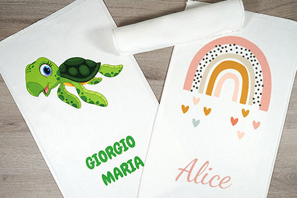asciugamano personalizzato