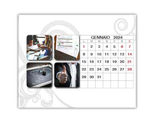 Calendari aziendali layout