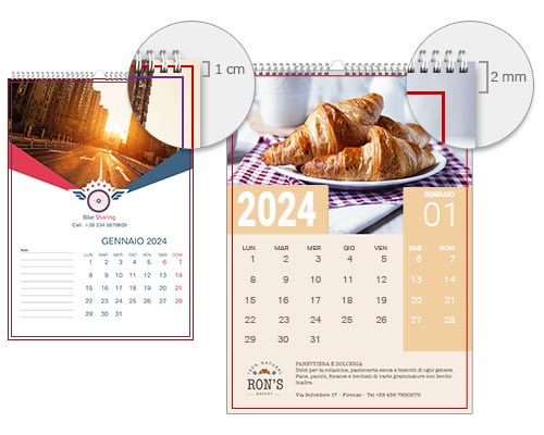 Calendari personalizzabili da PDF