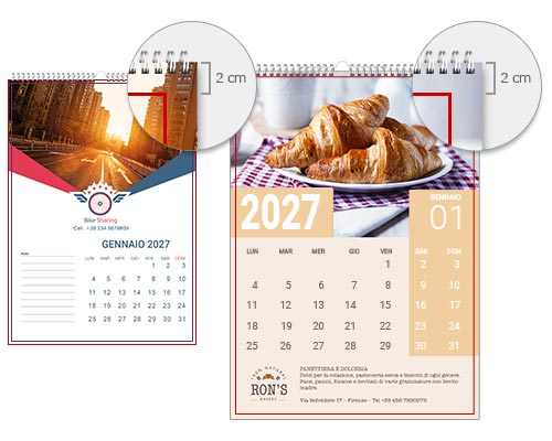 Calendari personalizzabili da PDF