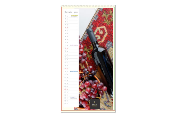 Calendario aziendale layout