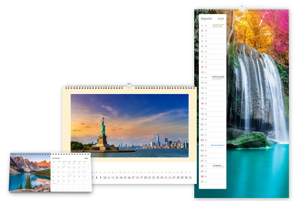 calendario personalizzato da stampare
