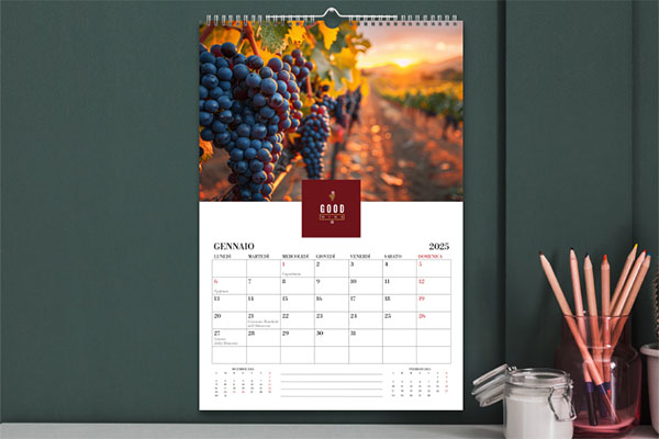 Calendario con foto azienda