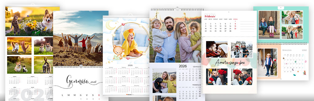creare un calendario con foto