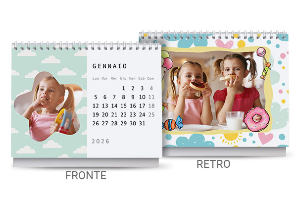 calendario da tavolo grafiche per bimbi