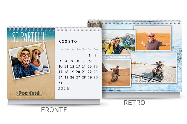 calendario da tavolo grafiche per viaggi