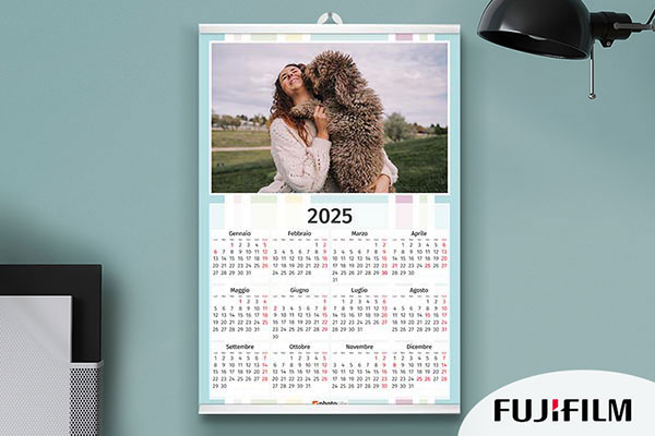 calendario fotografico 1 foglio