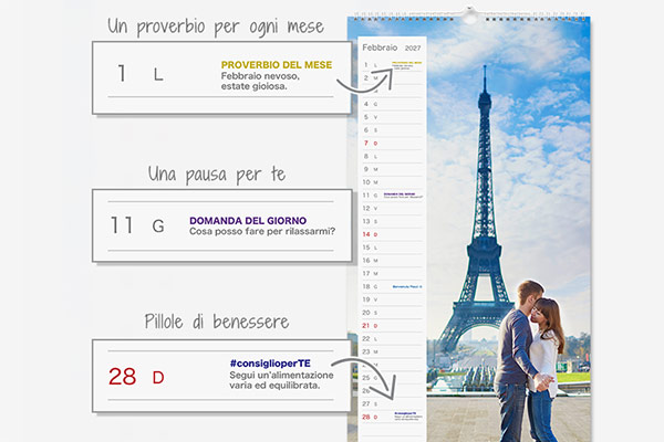 caratteristiche calendario superior