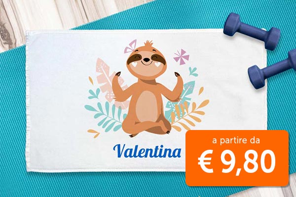 asciugamano personalizzato