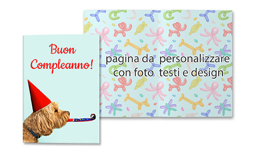 biglietto auguri con tema