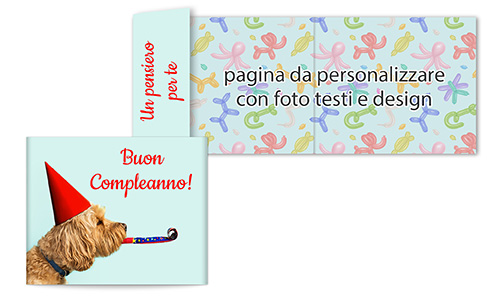 biglietto auguri con tema