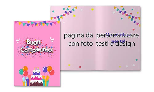 biglietto auguri con tema