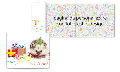 biglietto auguri con tema
