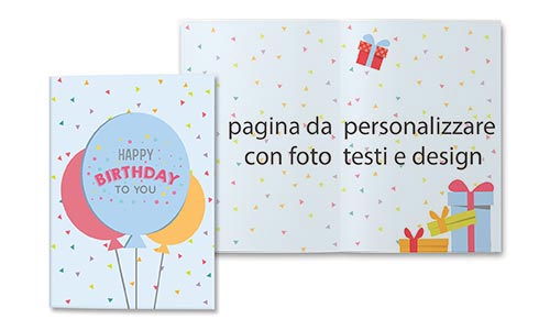 biglietto auguri con tema