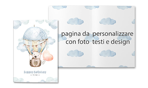 biglietto auguri con tema