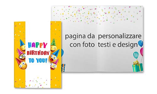 biglietto auguri con tema