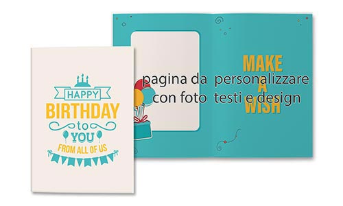 biglietto auguri con tema